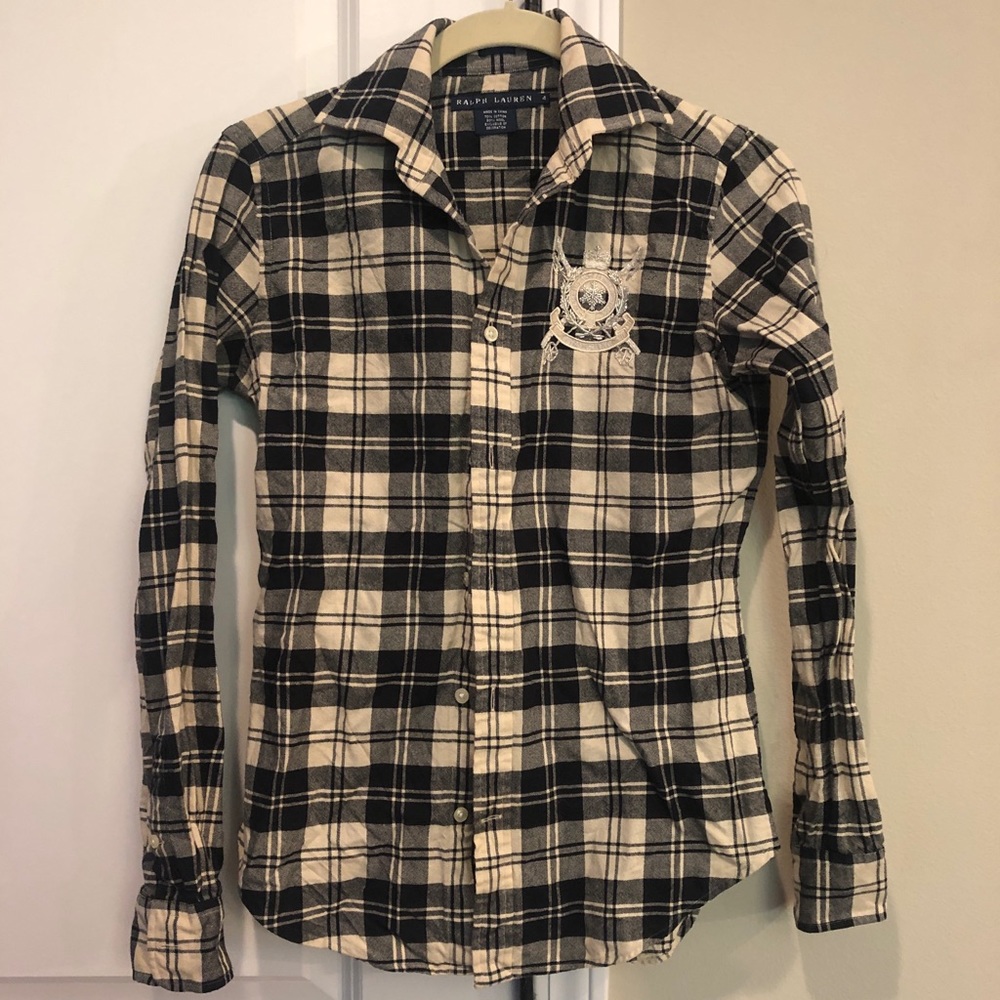 Women’s Ralph Lauren plaid button down
